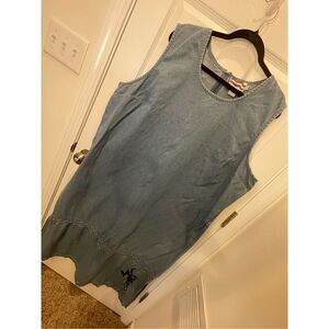 Country Wear denim dress with embroidery 3X